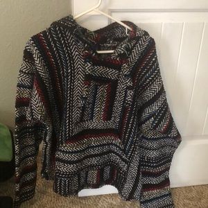 Baja Hoodie. Multi colored.